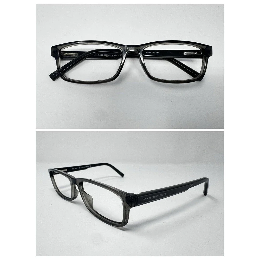 Tommy Hilfiger TH 1999 79U Gray Clear Eyeglass Frames 53-15-140